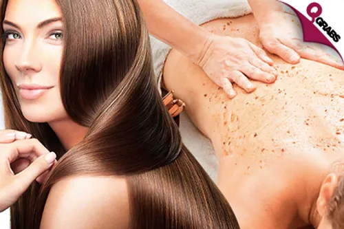 From QR270 Feel Relaxed with a Hammam OR Moroccan Bath & L'Oreal Absolut Treatment with Hair Wash & Blowdry! (Up to QR800 Value)